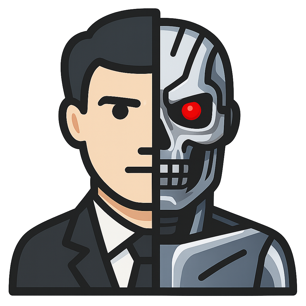 halv mand halv skelet